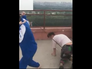 Chinese Spread Out Footdom Man